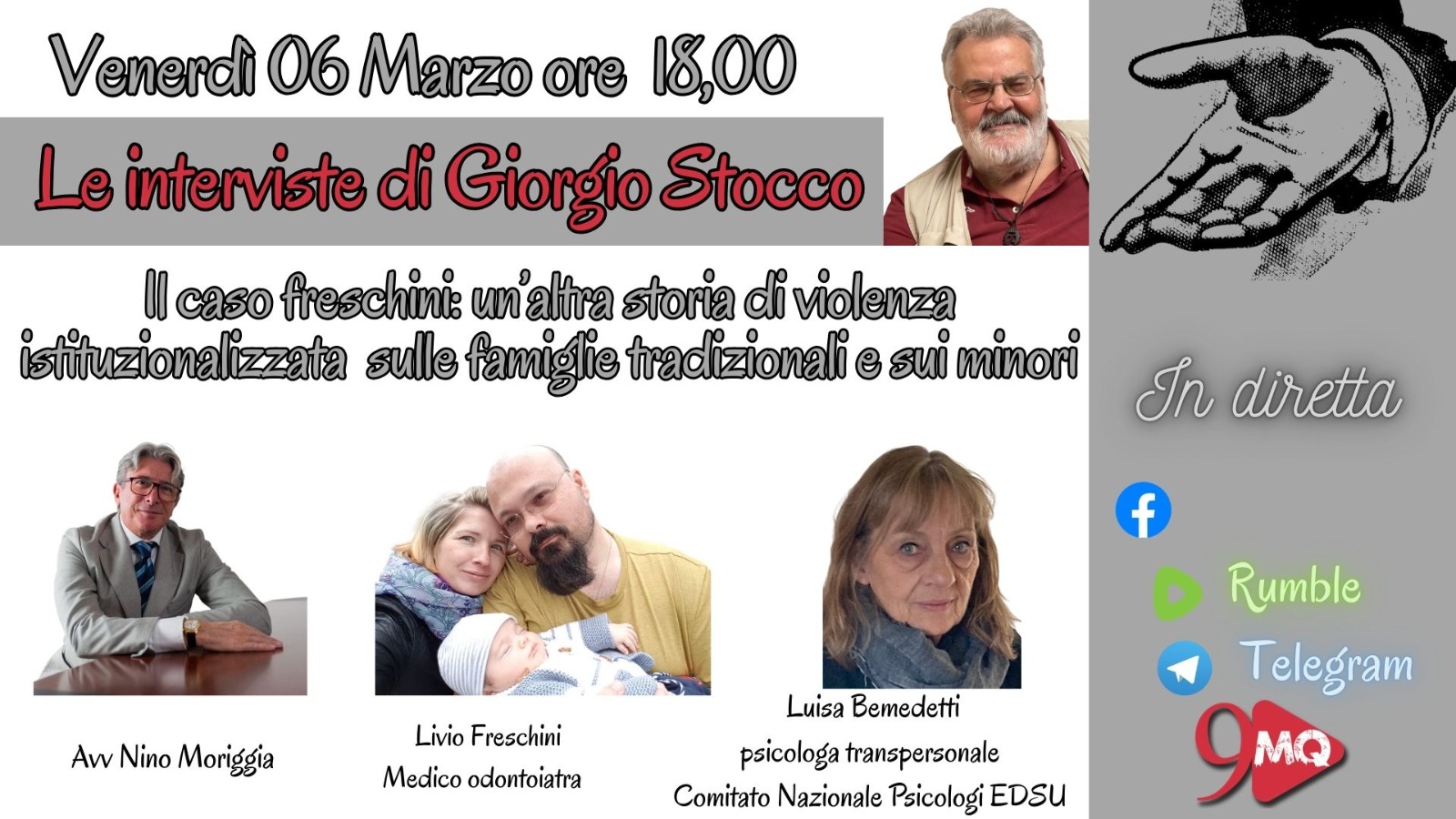 Locandina Intervista Giorgio Stocco 6 Marzo 2026